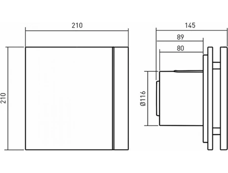 Вытяжной вентилятор Soler&Palau Silent-200 CZ Design-3C 03-0103-128 - фото 9