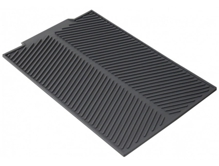 Кухонная мойка Fabia Profi 50503G 50x50 графит, врезная (с раздвижной корзиной, сифоном и ковриком) - фото 9