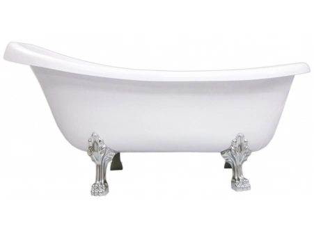 Ванна из искусственного камня Astra Form Роксбург 170x82x65 на белых ножках - фото 10