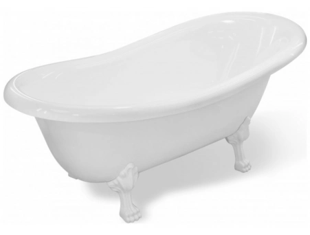 Ванна из искусственного камня Astra Form Роксбург 170x82x65 на белых ножках