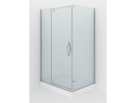 Душевой уголок Alex Baitler AB214-120 120x90 хромированный профиль, прозрачное стекло - фото 4