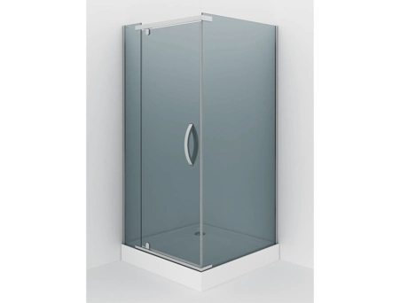 Душевой уголок Alex Baitler AB244-90 90x90 хромированный профиль, тонированное стекло - фото 4