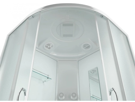 Душевая кабина Erlit ER 3509PF-C3-RUS 90x90 с низким поддоном, матовым стеклом (с гидромассажем) - фото 6