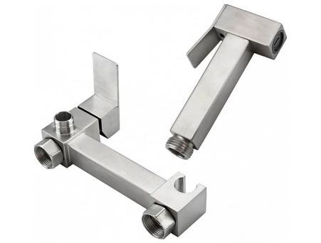 Гигиенический душ со смесителем Frap F7504-5 из нержавеющей стали - фото 5