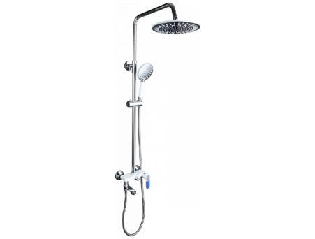Душевая стойка со смесителем Frap H34 F2434 белый/хром