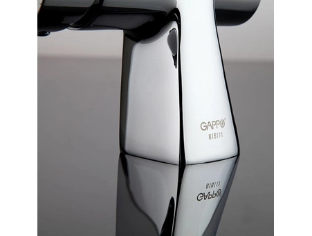Смеситель для раковины Gappo Chanel G1204 с душевой лейкой, хромированный - фото 12