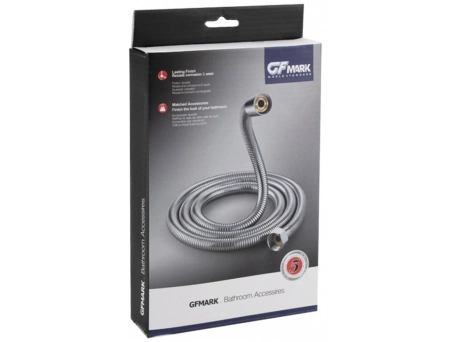 Душевой шланг GFmark 3786 усиленный, хром (2 м) - фото 2