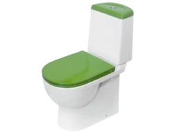 Унитаз-компакт Sanita Luxe Best Color Green микролифт, быстросъемное
