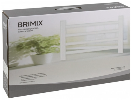Полотенцесушитель электрический Brimix 08120W 30x50, цвет белый - фото 4