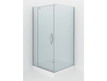 Душевой уголок Alex Baitler AB214-100 100x100 с хромированным профилем, прозрачным стеклом - фото 9