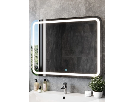 Зеркало Aura мебель Андрея 80x70 овал (LED) сенсорное - фото 2
