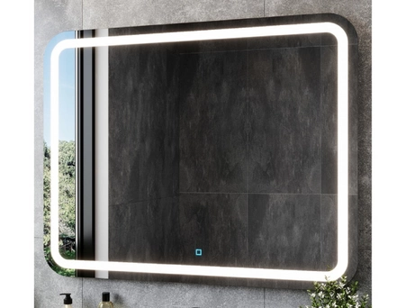 Зеркало Aura мебель Андрея 80x70 овал (LED) сенсорное