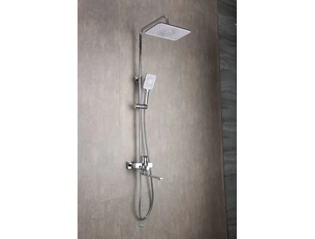 Душевая стойка со смесителем Frap F2471 хромированная - фото 3