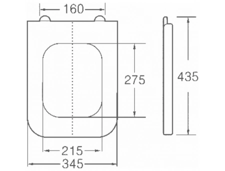 Сиденье для унитаза Horke H-1006C - фото 4