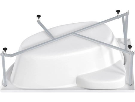 Акриловая ванна Bas Сагра 160x100 правая (с каркасом, экраном) В 00032 - фото 7