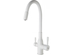 Смеситель для кухни Frap F4396-8 белый (под питьевую воду)